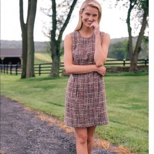 NWT Gal Meets Glam Ramona Sleeveless Tweed Dress